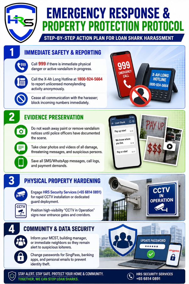 Neutralizing the Threat: The 2026 Guide to Stopping Loan Shark Harassment with Professional Security & CCTV in Singapore