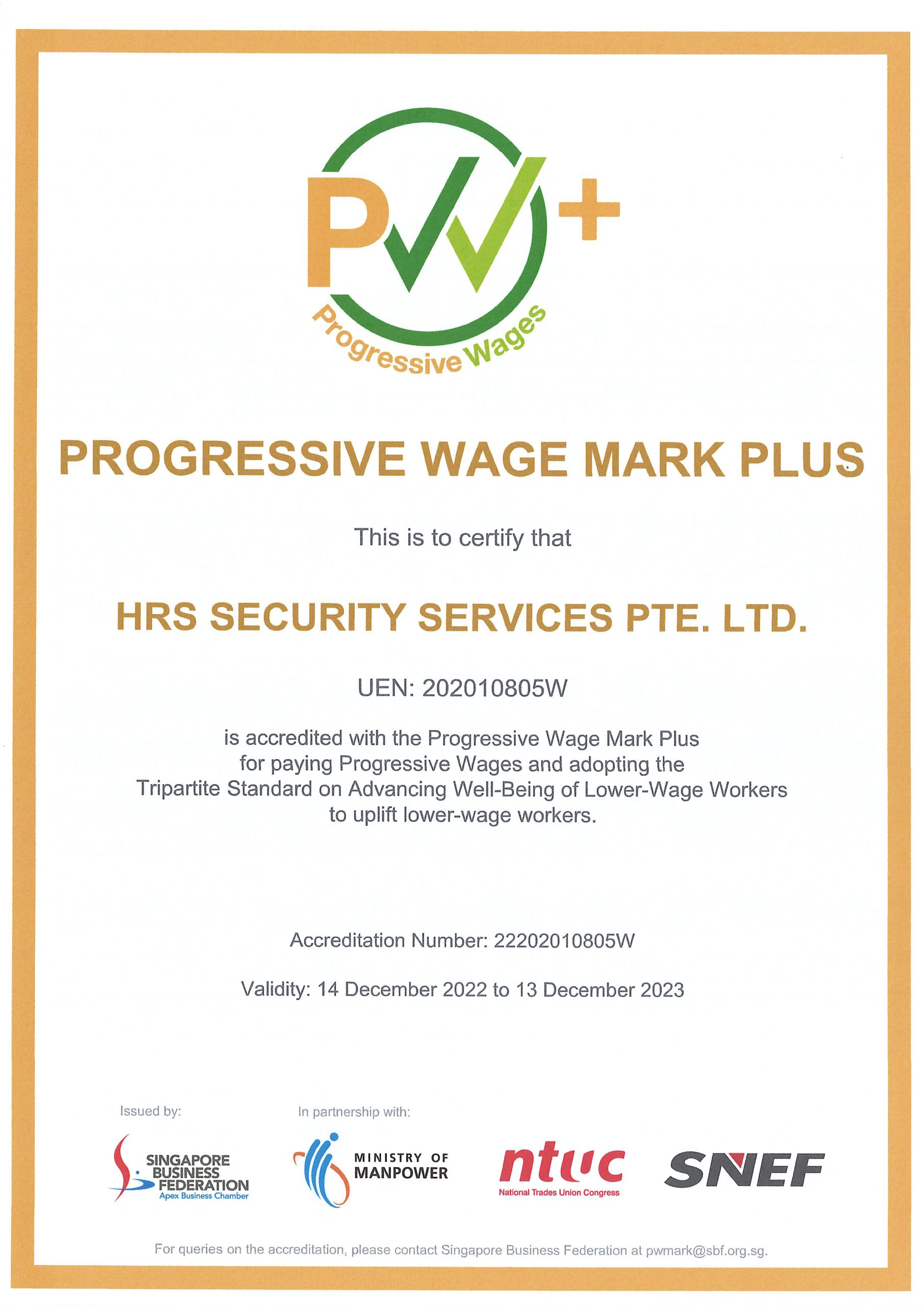 Progressive Wage Mark Plus